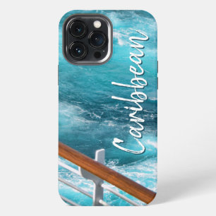 Caribbean Cruise Turquoise Wake Travel Photography iPhone 13 Pro Max Case