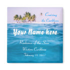 Caribbean Cruising Personalized Magnet