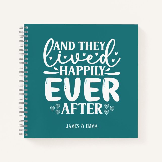 Caribbean Current Happily Ever After Notebook (Front)