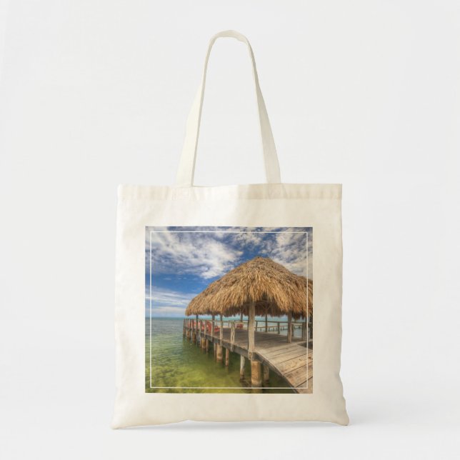 Caribbean Dock Tote Bag (Front)