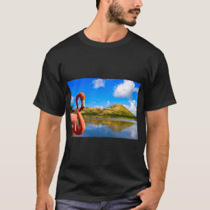 Caribbean flamingo in St kitts T-Shirt