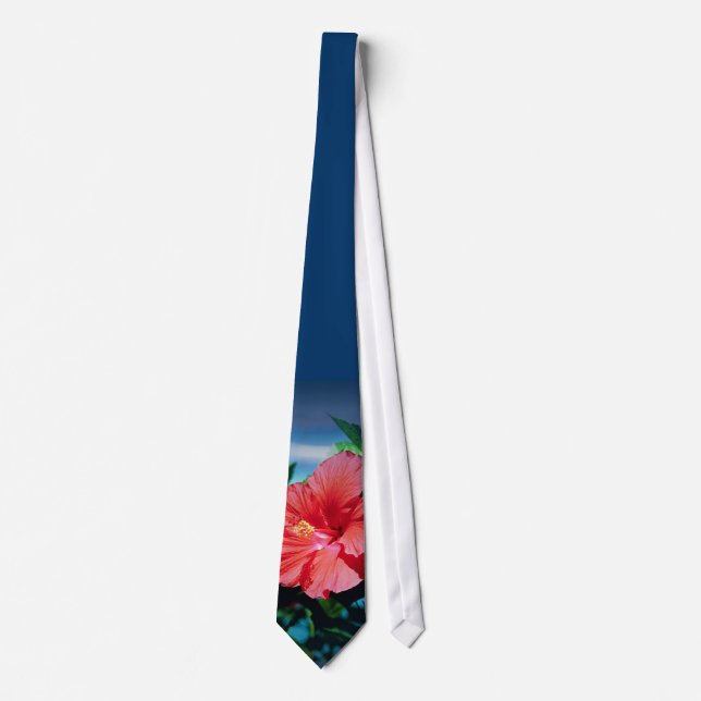 Caribbean flower tie (Front)