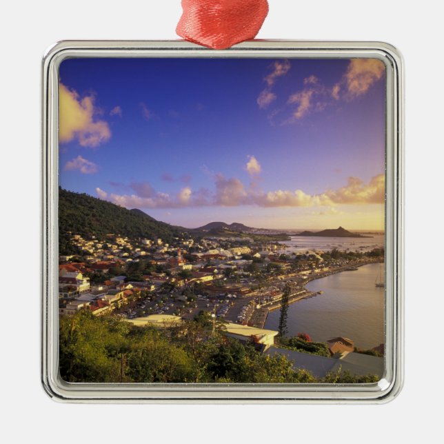 Caribbean, French West Indies, St. Martin. Metal Ornament (Front)