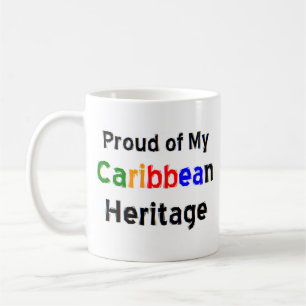 caribbean heritage coffee mug