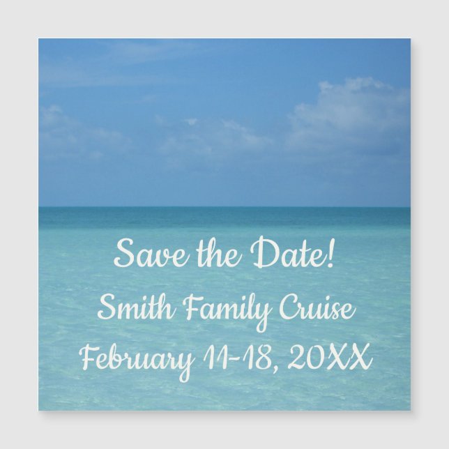 Caribbean Horizon Save the Date (Front)