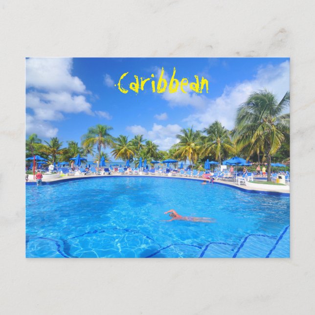 Caribbean islands postcard (Front)