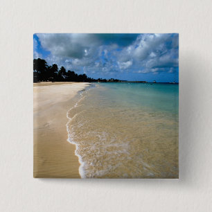 Caribbean, Leeward Islands, Antigua, Dickenson 2 Inch Square Button