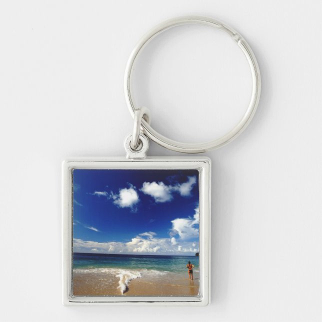 Caribbean, Lesser Antilles, West Indies, 2 Keychain (Front)