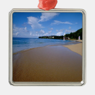 Caribbean, Lesser Antilles, West Indies, 3 Metal Ornament