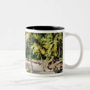 Caribbean, Lesser Antilles, West Indies, Saint Two-Tone Coffee Mug