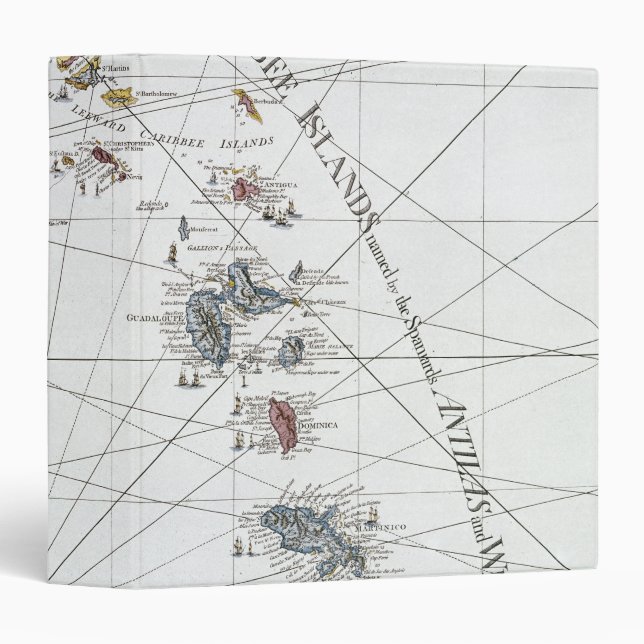 CARIBBEAN: MAP, 1775 BINDER (Front/Spine)