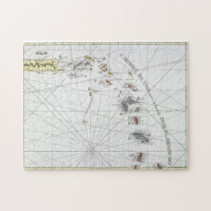 CARIBBEAN: MAP, 1775 JIGSAW PUZZLE