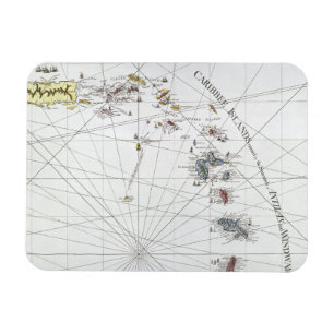 CARIBBEAN: MAP, 1775 MAGNET