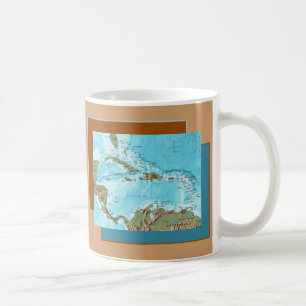 Caribbean Map Mug