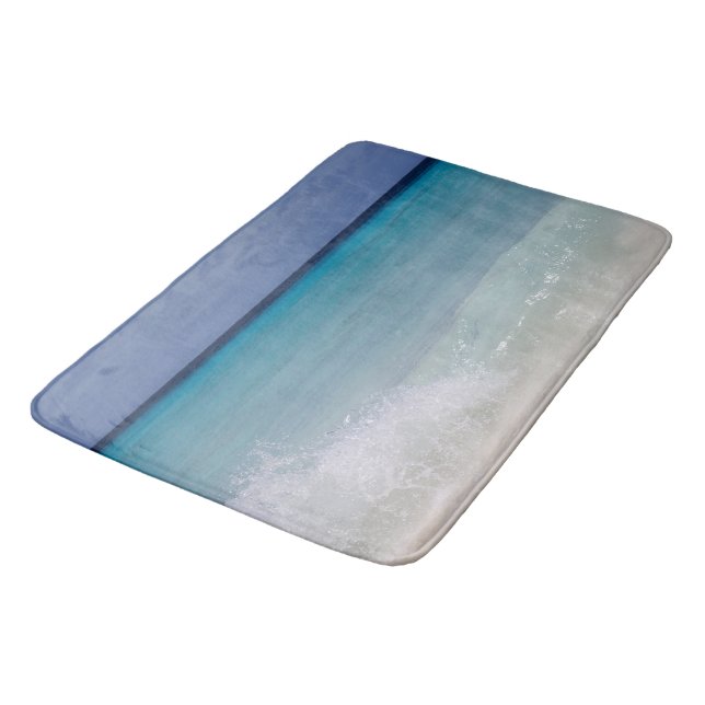 Caribbean Ocean Beach Dream 11 Bath Mat (Angled)