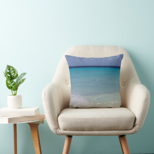 Caribbean Ocean Beach Dream 11 Throw Pillow