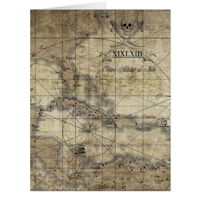 Caribbean - old map (Front)