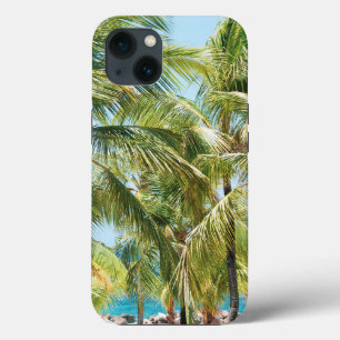 Caribbean Palm Delight #1 #tropical #wall #art iPhone 13 Case