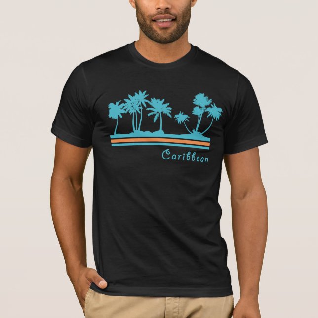 Caribbean Retro T-Shirt (Front)