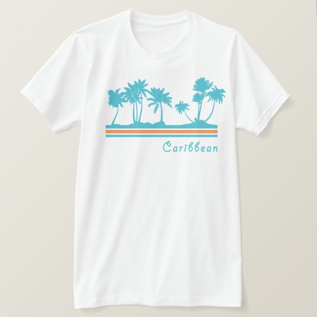 Caribbean Retro T-Shirt (Design Front)
