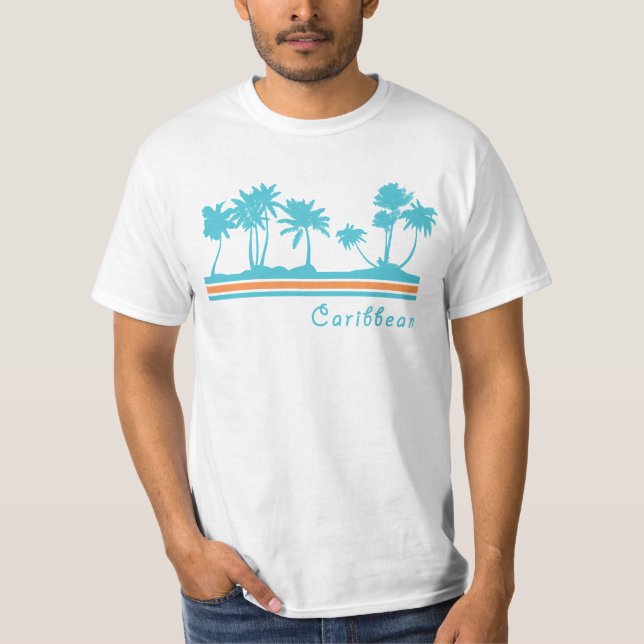 Caribbean Retro T-Shirt (Front)