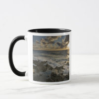 Caribbean Sea, Cayman Islands.  Crashing waves 2