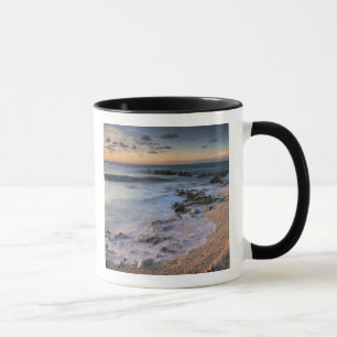 Caribbean Sea, Cayman Islands. Crashing waves Mug