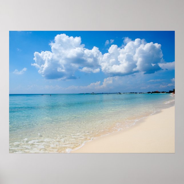 Caribbean - Seven Mile Beach - Cayman Islands Poster (Front)