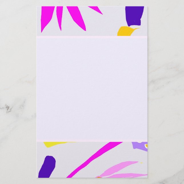 Caribbean shade Stationery (Front)