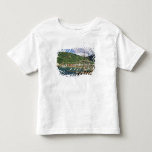 Caribbean, St. Lucia, Soufriere. Boats in Toddler T-shirt