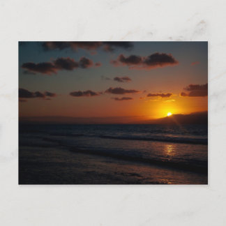 Caribbean Sunset 01 Postcard