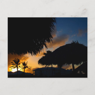 Caribbean Sunset 2 Postcard
