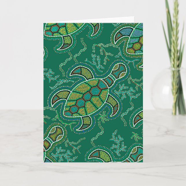 Caribbean Tortuga Card (Front)