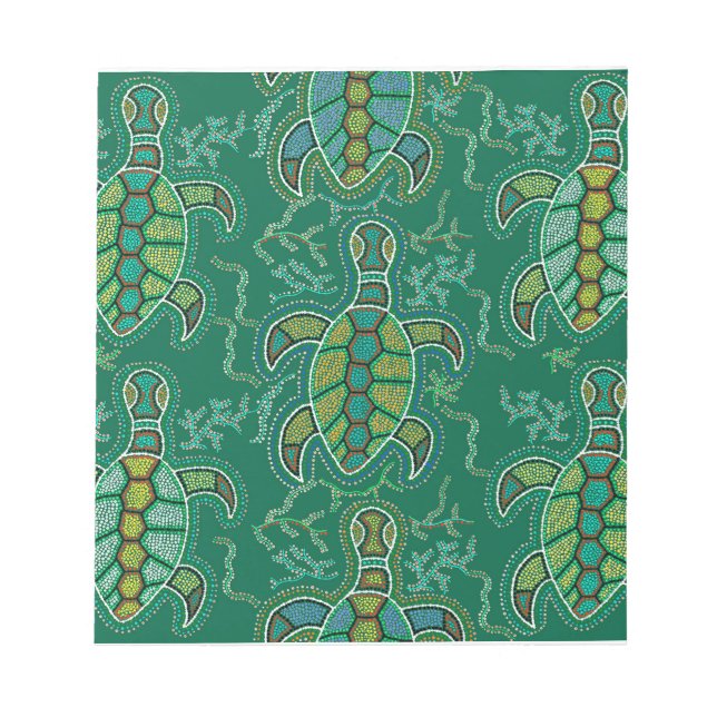 Caribbean Tortuga Notepad (Front)