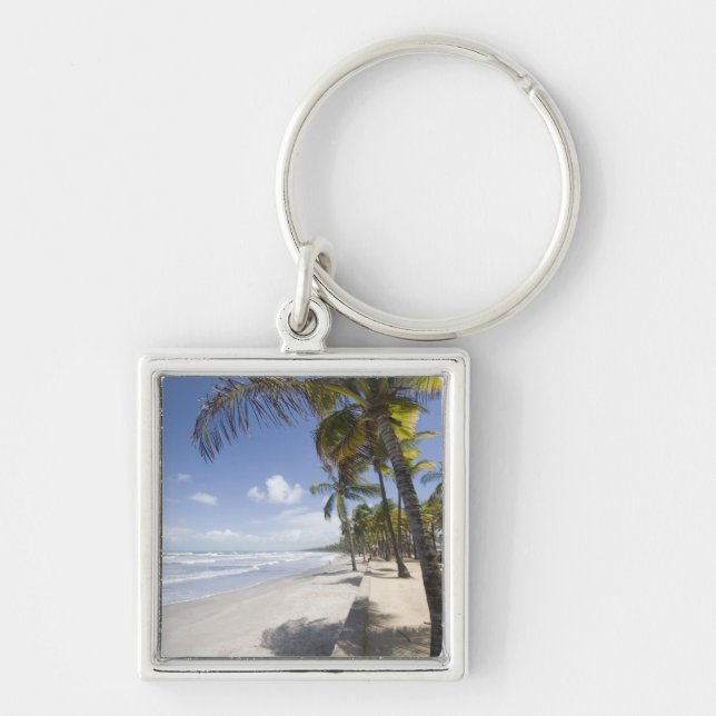 Caribbean - Trinidad - Manzanilla Beach on Keychain (Front)