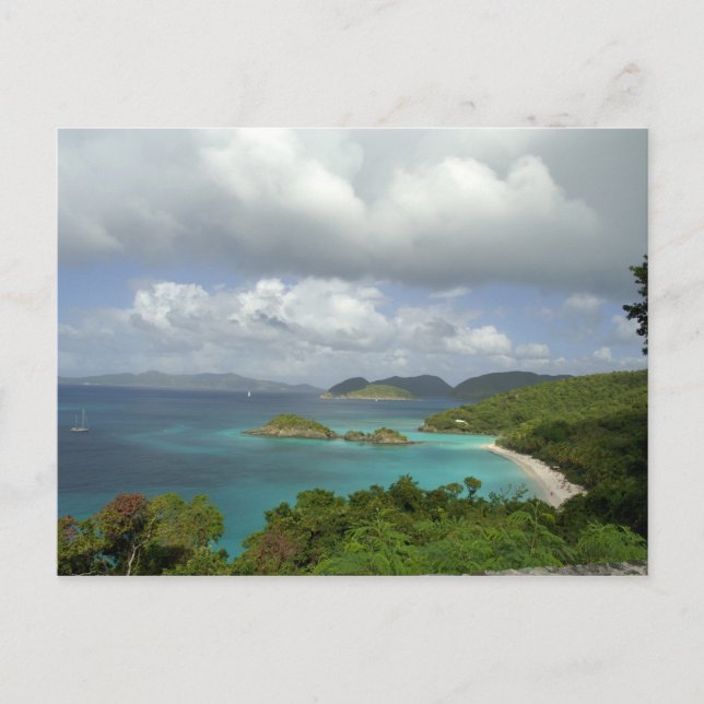 Caribbean, U.S. Virgin Islands, St. John, Trunk 3 Postcard (Front)
