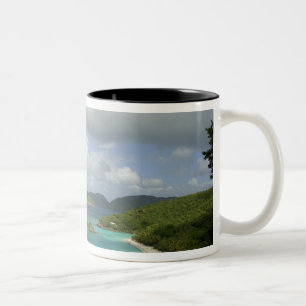 Caribbean, U.S. Virgin Islands, St. John, Trunk 3 Two-Tone Coffee Mug