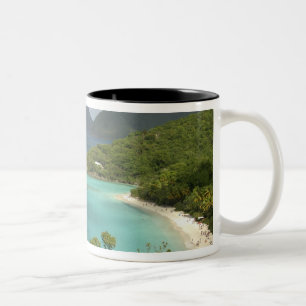 Caribbean, U.S. Virgin Islands, St. John, Trunk Two-Tone Coffee Mug