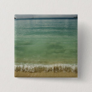 Caribbean, U.S. Virgin Islands, St.Thomas, 4 2 Inch Square Button