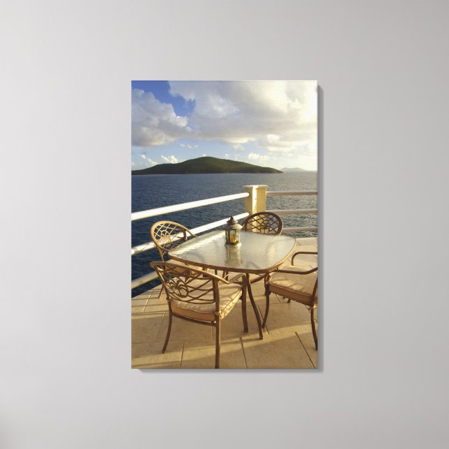 Caribbean, U.S. Virgin Islands, St. Thomas. View Canvas Print (Front)