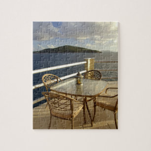 Caribbean, U.S. Virgin Islands, St. Thomas. View Jigsaw Puzzle