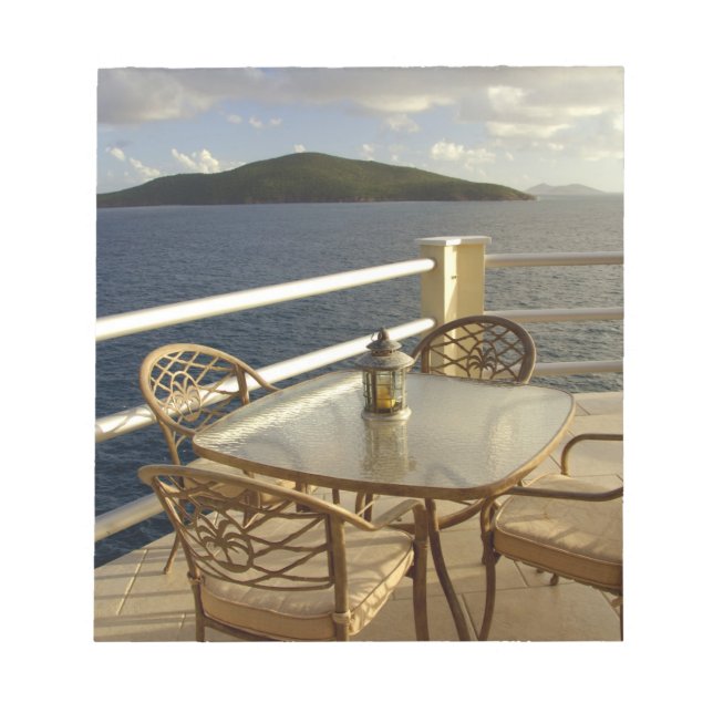 Caribbean, U.S. Virgin Islands, St. Thomas. View Notepad (Front)