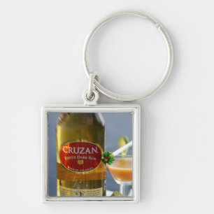 Caribbean, Virgin Islands. Cruzan Estate Dark Keychain