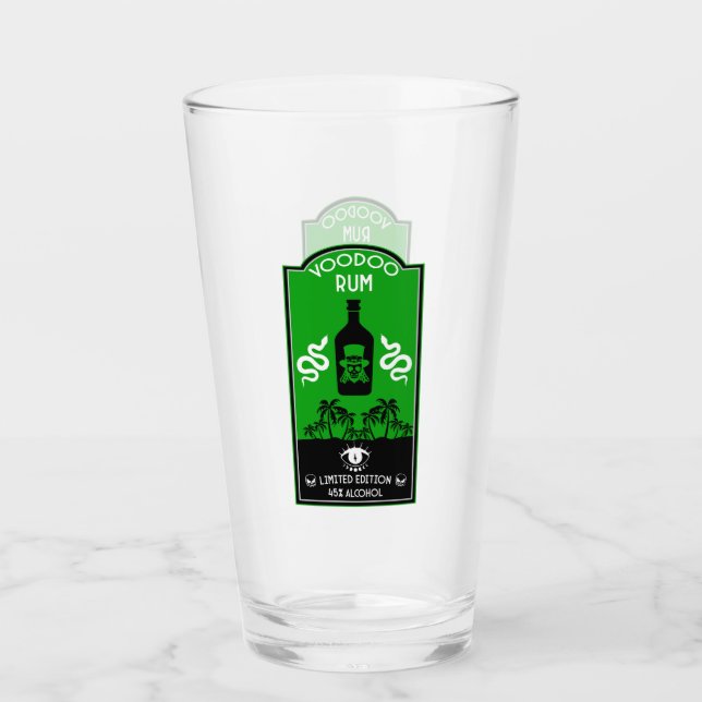 Caribbean Voodoo Rum Glass (Front)