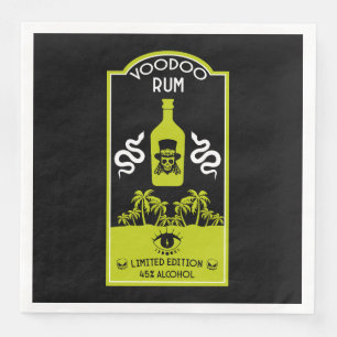 Caribbean Voodoo Rum Napkin