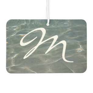 Caribbean Water Abstract Blue Nature Air Freshener