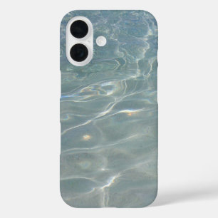 Caribbean Water Abstract Blue Nature iPhone 16 Case