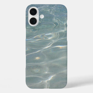 Caribbean Water Abstract Blue Nature iPhone 16 Plus Case