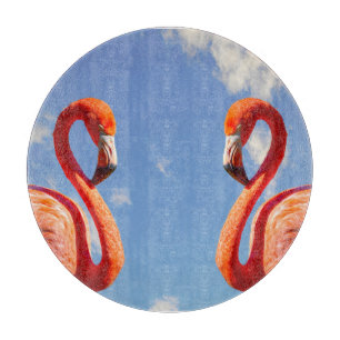Caribbeans Flamingo pair Cutting Board