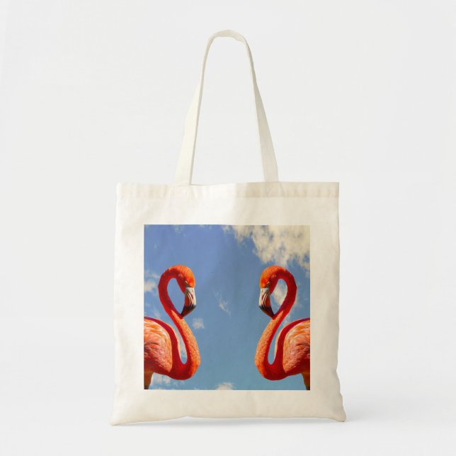 Caribbeans Flamingo pair Tote Bag (Front)